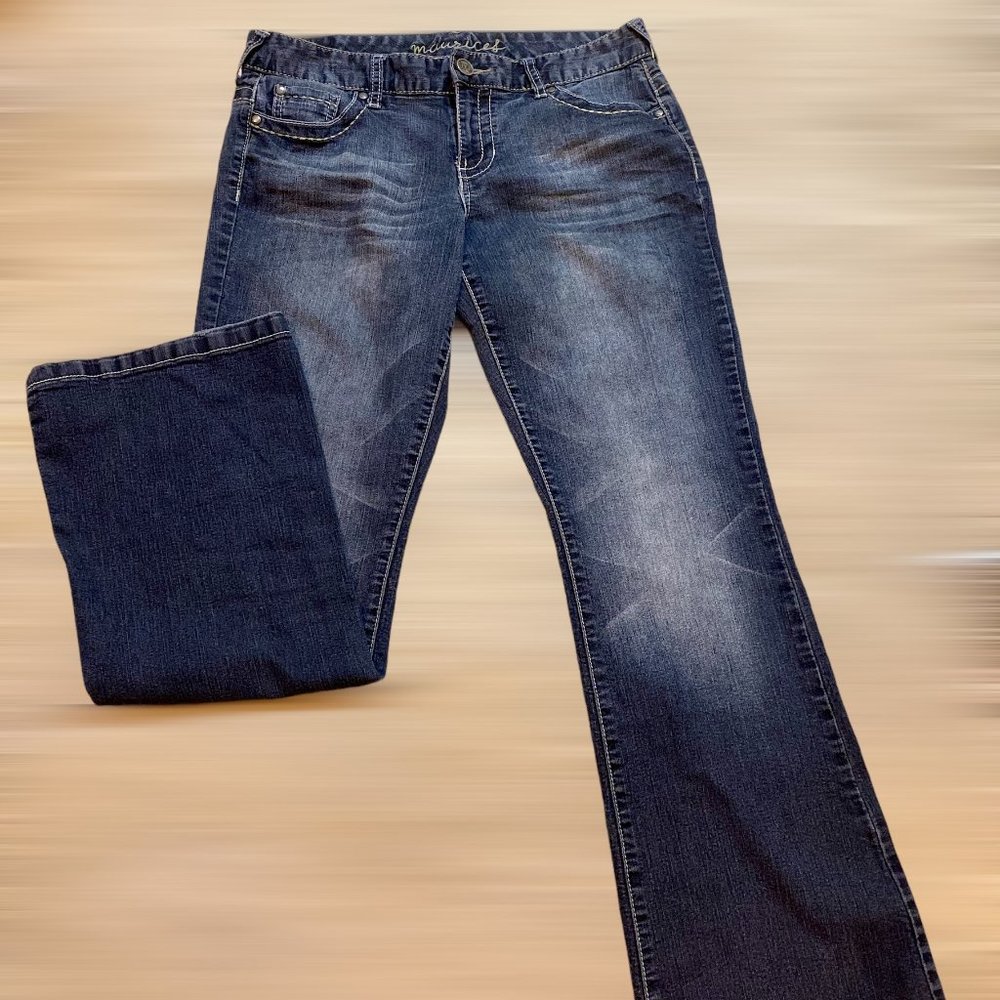 Mid-Rise Dark Wash Jeans